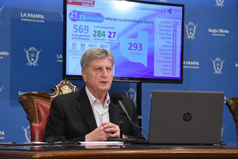 COVID-19: En el día de su cumpleaños, el gobernador Sergio Ziliotto volvió a entrar en aislamiento