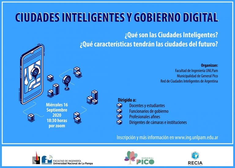 General Pico: hoy se realizará un webinar sobre Ciudades Inteligentes y Gobierno Digital