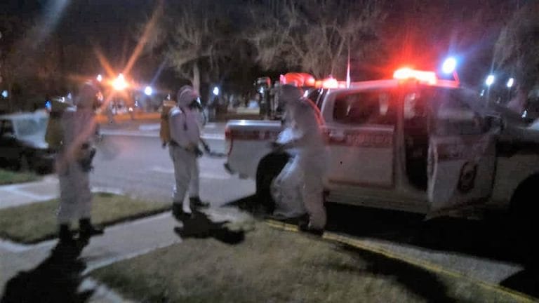 Realizan tareas de desinfección en la comisaría de Rancul