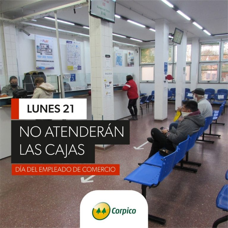 Corpico: Lunes 21 de septiembre el sector de Cajas permanecerá cerrado