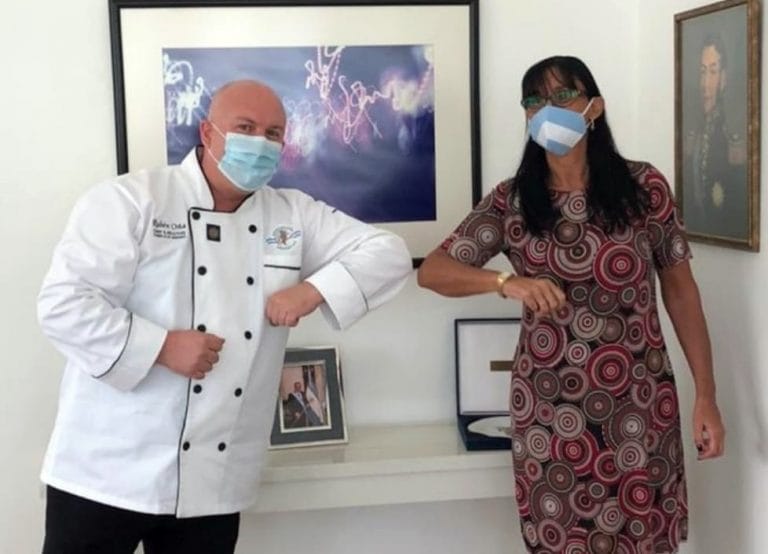 Rubén Alberto Oña, el piquense, que es Chef Ejecutivo del complejo hotelero más importante de República Dominicana