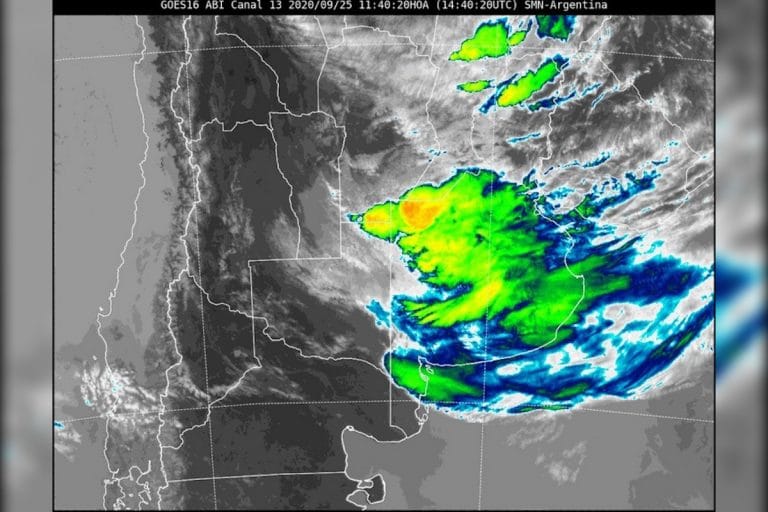 Renuevan el alerta meteorológico por «tormentas fuertes» para el norte y sudeste de La Pampa