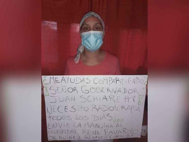 Huinca Renancó: Joven mujer padece de cáncer y le pide al Gobernador de Córdoba por una máquina de rayos para el Hospital
