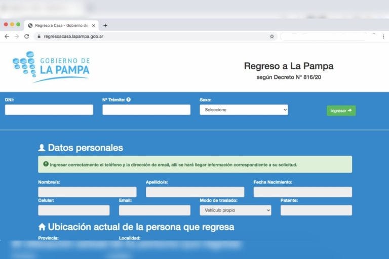 Habilitaron el programa “Regreso a Casa” para los estudiantes que quieran regresar a La Pampa