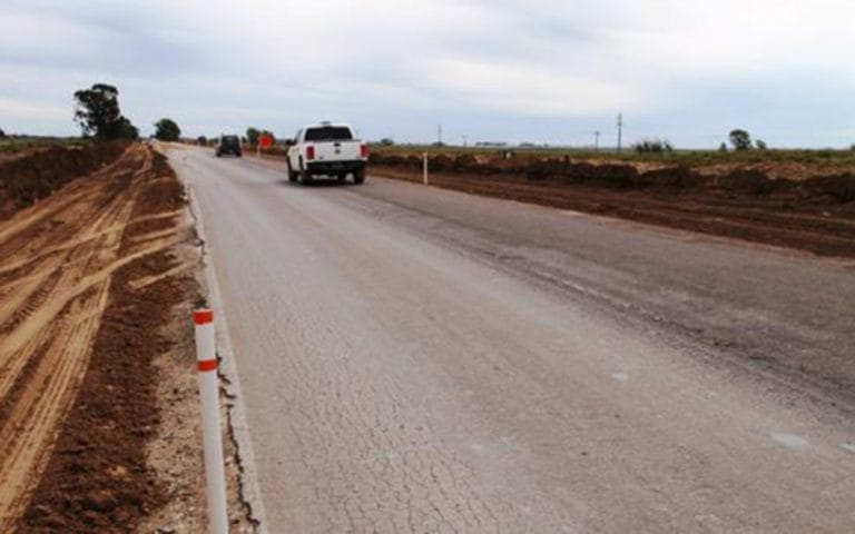 Por primera vez en La Pampa se aplicará la tecnología de “asfalto modificado” para repavimentar 22 kilómetros en la Ruta 4