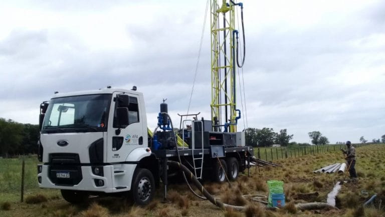 La Administración Provincial del Agua llevó adelante trabajos de perforaciones en Telén