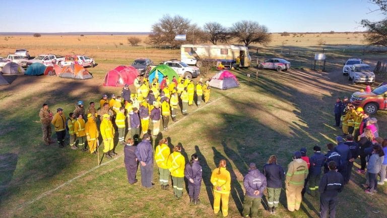 Alerta amarillo: Veintiséis bomberos pampeanos se encuentran listos para acudir a los incendios de Córdoba y San Luis