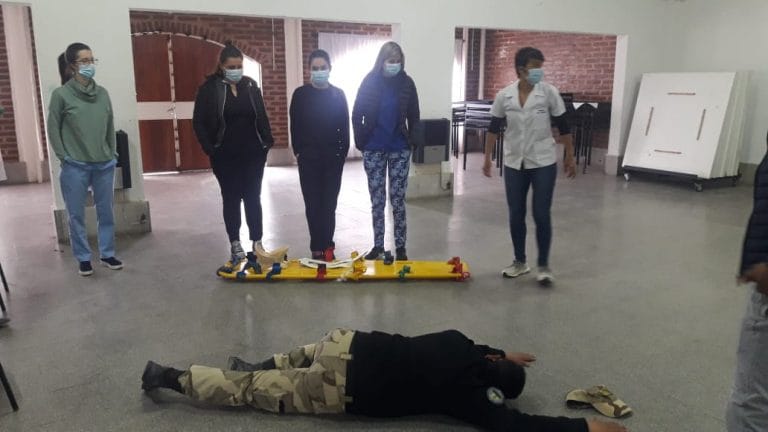 Estudiantes de medicina y personal policial participaron de jornadas sobre la temática “Triage START”