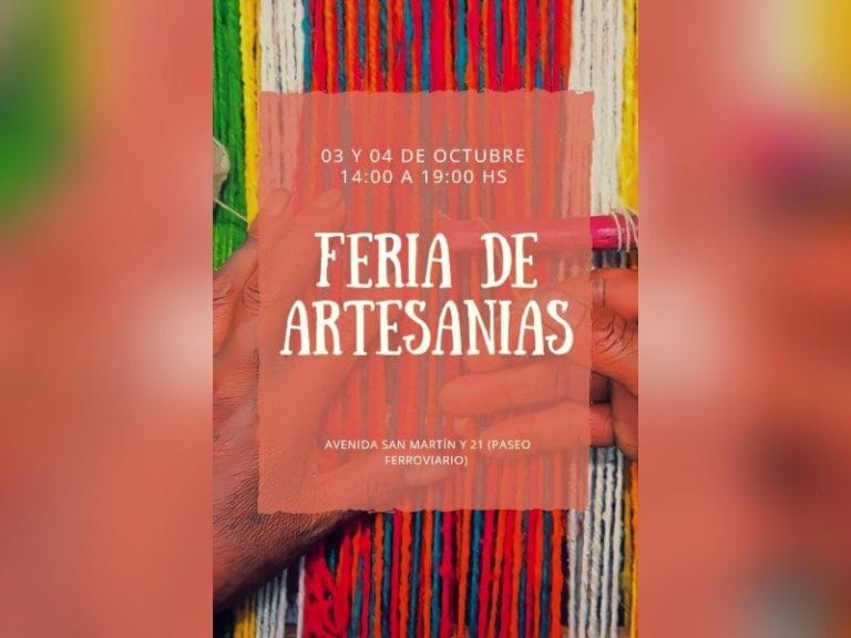 Confirman la presencia de 30 artesanos en la Feria de este fin de semana en General Pico