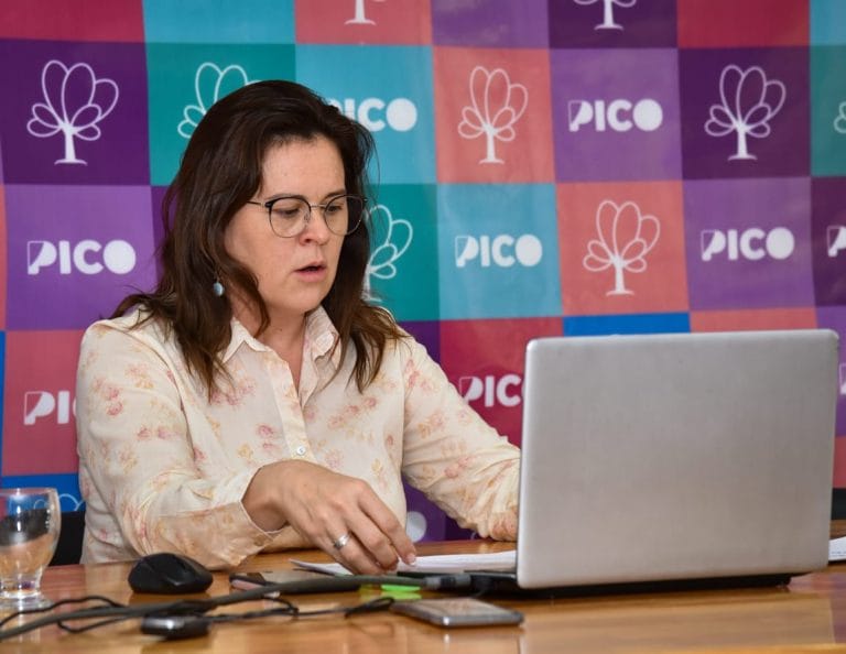 Fernanda Alonso mantuvo un encuentro virtual con Ziliotto y el Ministro de Trabajo de la Nación