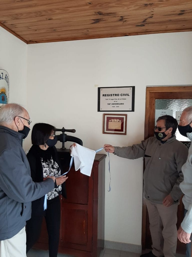 El Registro Civil de Hilario Lagos mediante un acto conmemoró sus 100 años