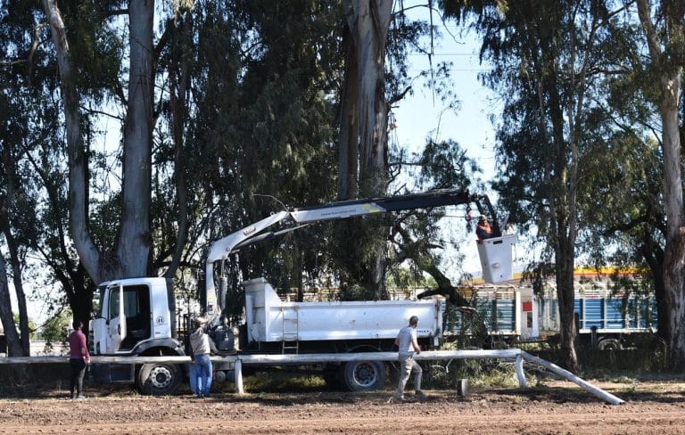 Empezaron las jornadas de limpieza en el Club Hípico Maracó