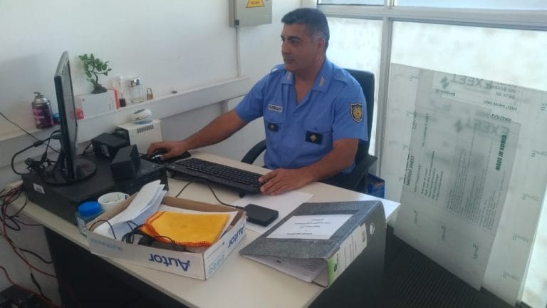 Cámara de seguridad frente a albergue transitorio: “es sólo por una cuestión de seguridad”, dijo el comisario inspector Ricardo Padilla encargado del CECOM