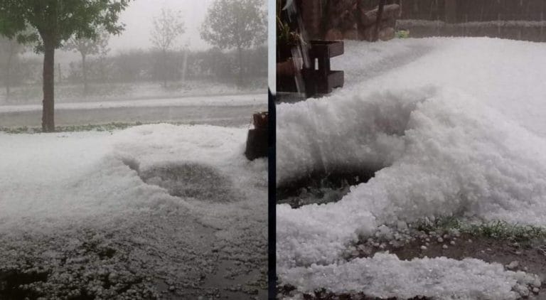 Llovió más de 130 milímetros en el sur cordobés y hubo evacuados: Además cayó granizo en Villa Carlos Paz
