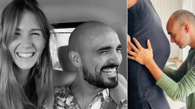 La dulce espera de Abel Pintos llegó a su fin: Nació Agustín y el cantante subió una tierna foto mostrando toda su felicidad