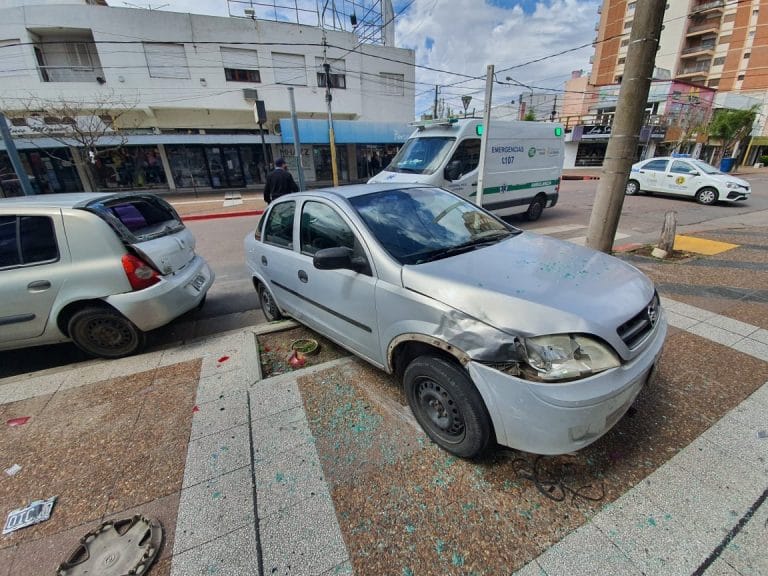 Mañana accidentada: Triple choque en pleno centro de General Pico