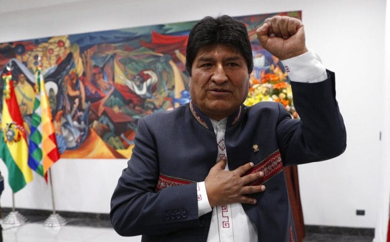 Evo Morales agradeció profundamente a la Universidad de La Pampa por haber sido distinguido como Profesor Honoris Causa