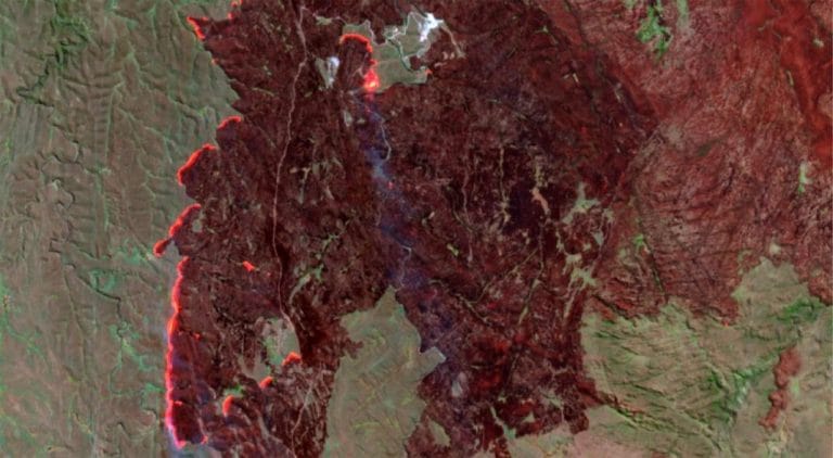 Fotos satelitales: Mirá las “manchas rojas” que dejaron los incendios de septiembre en Córdoba