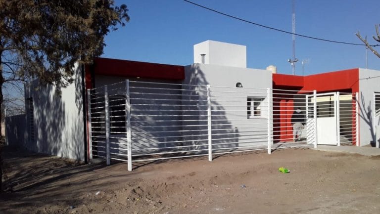 Terminaron la obra de casa de servicio policial en Santa Isabel