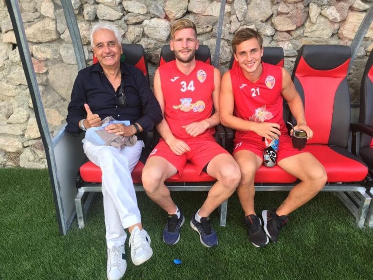 “Estoy feliz y las cosas me están saliendo muy bien”, dijo el piquense, Román Lovera jugador del Jónica FC de Italia