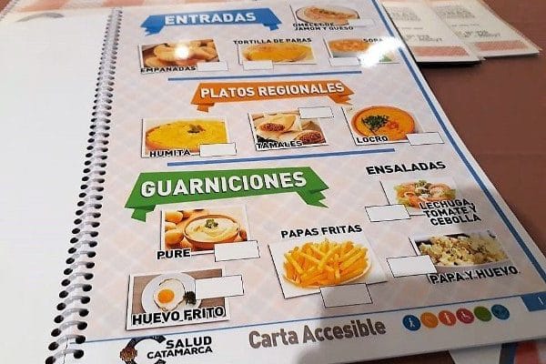 Coppo propone proyectos de integración mediante pictogramas en menú y cartelería