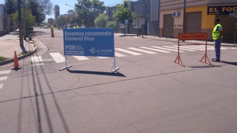 Continúan los trabajos de pavimentación de 554 cuadras en General Pico