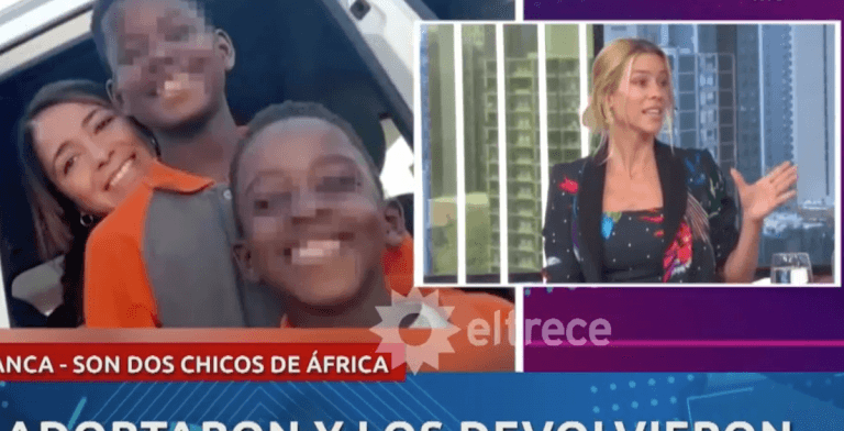 Nicole Neumann se ofreció a adoptar a los nenes africanos abandonados en una comisaría de Bahía Blanca