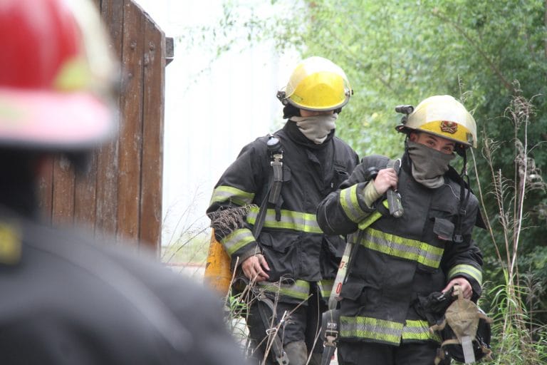 Principio de incendio en un galpón ubicado en calle 19 entre Avenida San Martín y 18