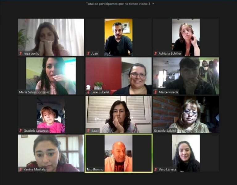 Se desarrolló una reunión virtual para abordar la temática de adultos mayores