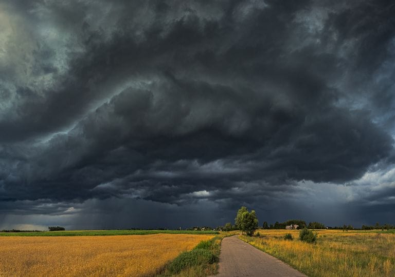 Alerta a corto plazo por tormentas fuertes, ráfagas y granizo para La Pampa