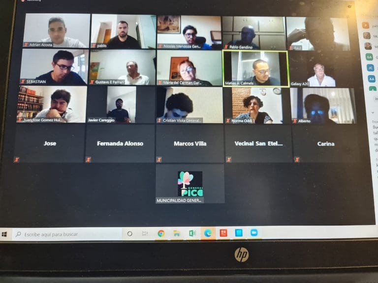Se realizó de manera virtual la anteúltima reunión del Consejo Interbarrial de General Pico