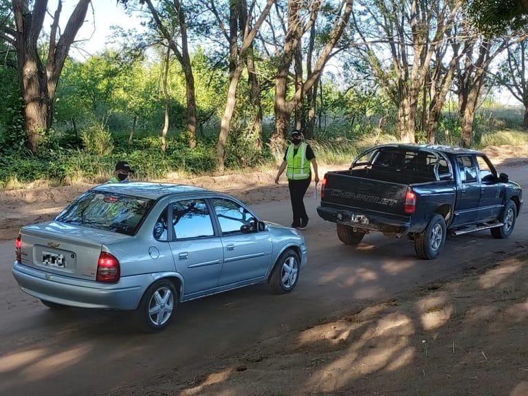 Debido a los últimos accidentes, llevan adelante controles preventivos camino a la Laguna de General Pico