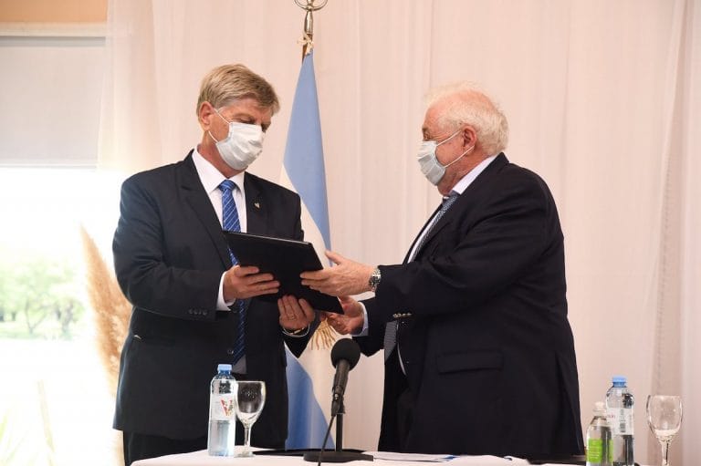 El Ministro de Salud se reunió con Ziliotto para consensuar la estrategia de vacunación por COVID-19 en La Pampa y la construcción uno de los primeros Centros de Almacenamiento de Vacunas del país