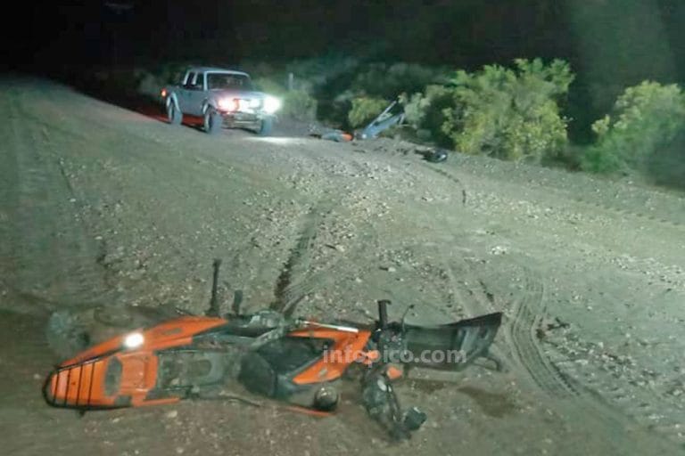 Choque fatal en el oeste pampeano: Murió un motociclista de 16 años