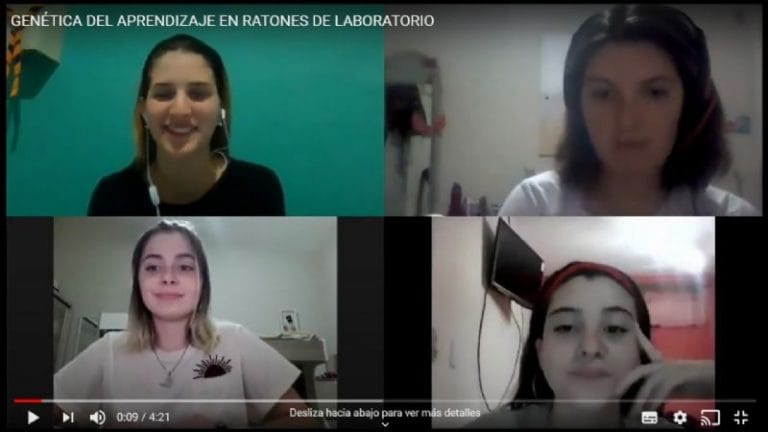 Alumnas de Carlos Paz que se destacaron en La Pampa realizaron un experimento genético que fue premiado en Túnez y España