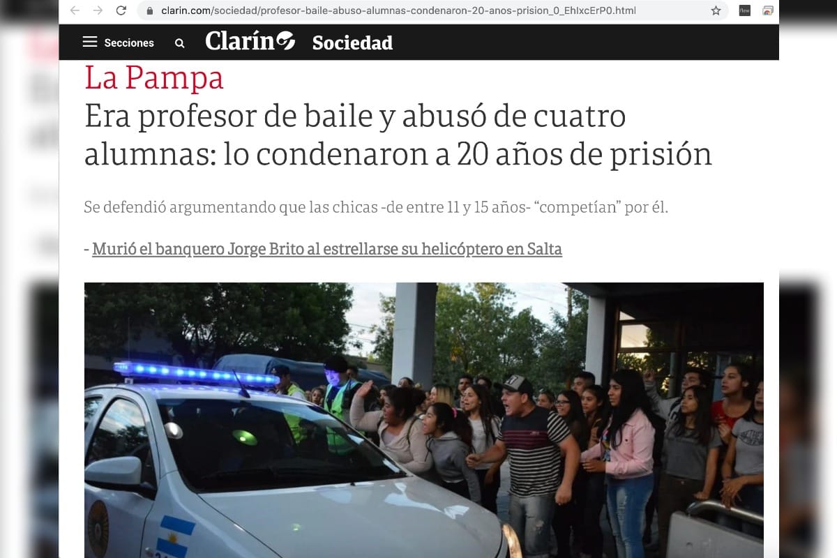 Finalmente hoy Clarín eliminó la foto  de la web, pero no de las redes sociales, con la que intentó escrachar a un abusador pero se equivocó de persona