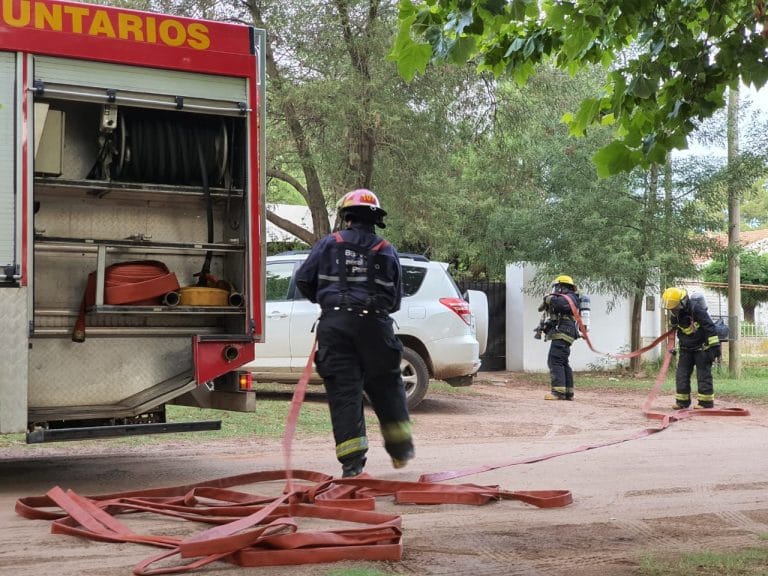 Fue sólo un susto, pero igual se hizo presente una dotación de bomberos