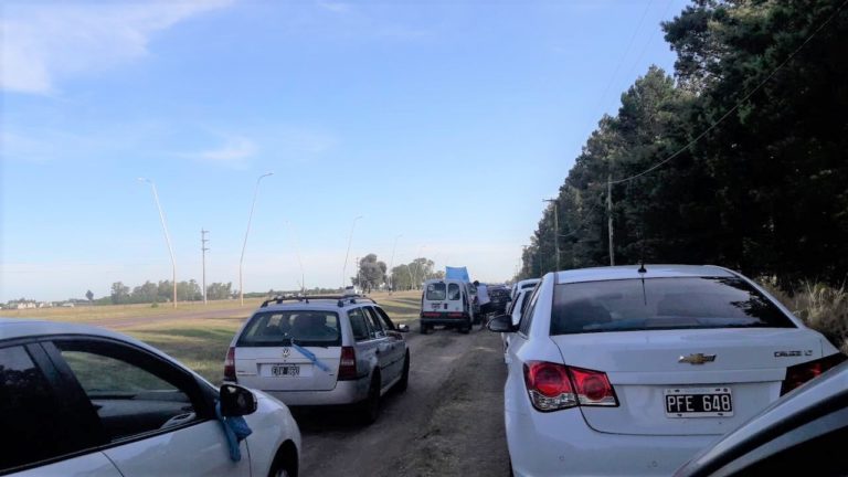 Multitudinaria caravana de Speluzzi a General Pico por el “sí a las dos vidas” y en contra del aborto legal