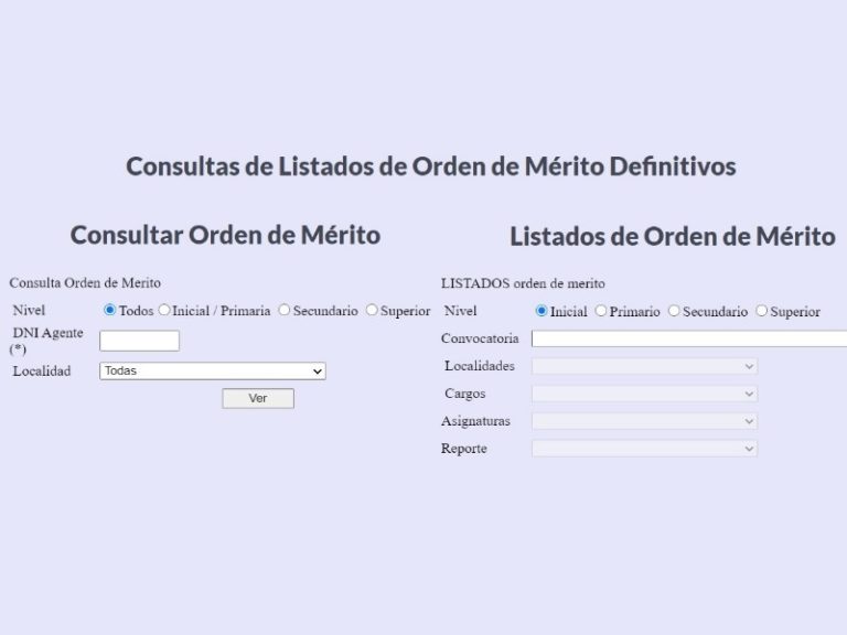 Exhiben los listados de orden de mérito definitivos del Ciclo Lectivo 2021