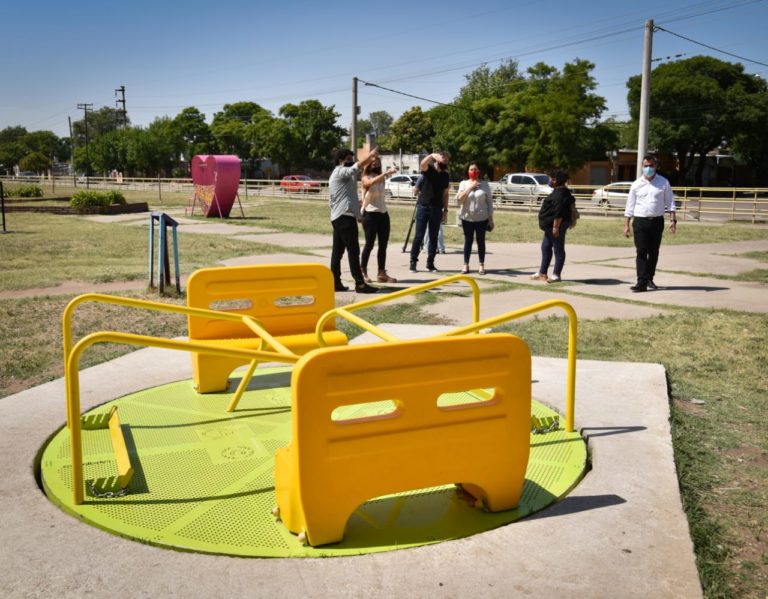 Inauguraron tres obras del presupuesto participativo en General Pico