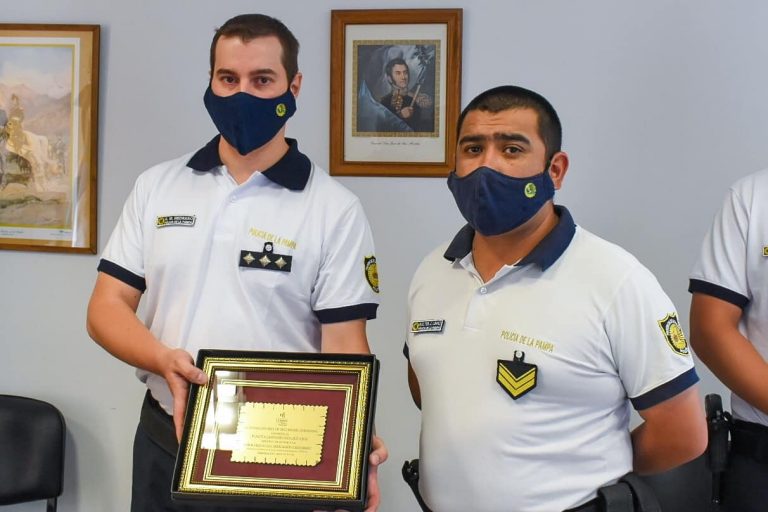 Reconocieron la labor de los policías en los puestos camineros de Realicó y Chamaicó