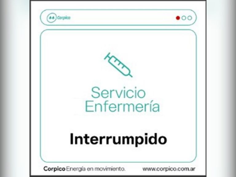 CORPICO: Por un caso de COVID-19, no habrá atención en sala de Enfermería hasta el 4 de enero