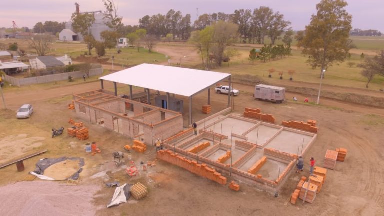 La Asociación de Bomberos Voluntarios de Lonquimay avanza en la construcción de su nueva sede