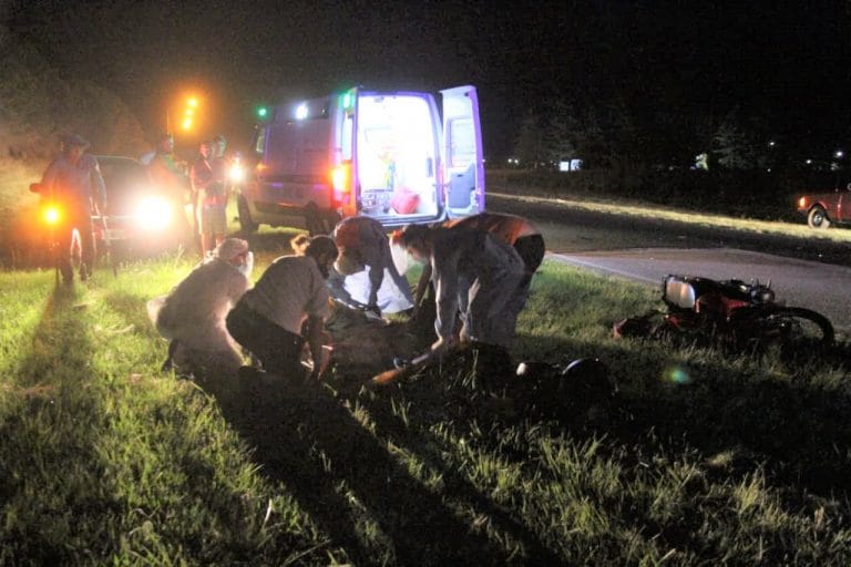 Tuvieron que intervenir quirúrgicamente a una de las personas accidentadas anoche en ruta provincial 101