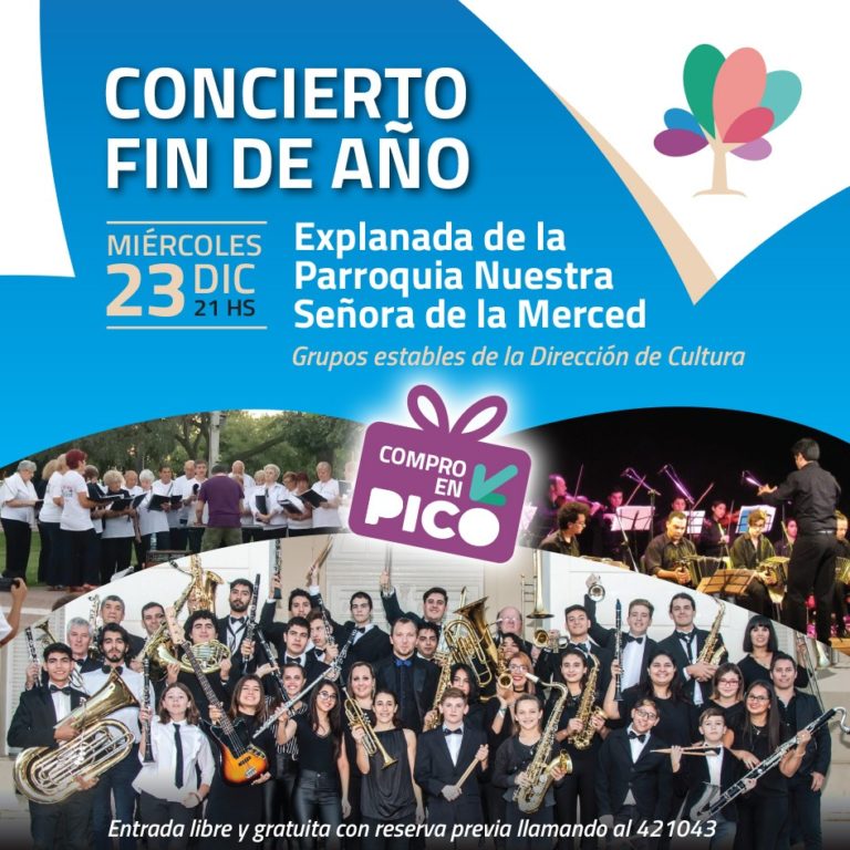 «Compro en Pico»: se realizará un concierto de fin de año