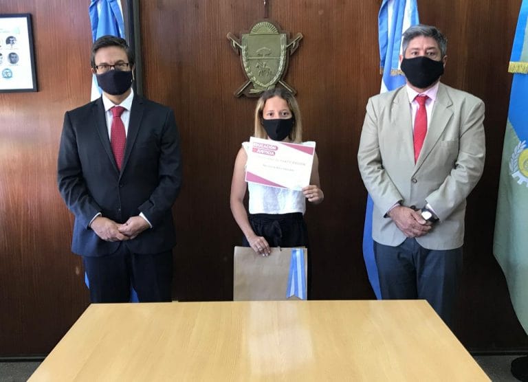 Se entregaron los premios del concurso virtual “Educación + Justicia” donde participaron 270 alumnos pampeanos