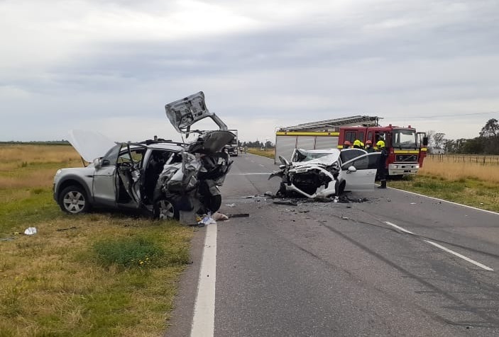 Grave choque en Ruta 5 al límite con La Pampa: Varios menores y adultos fueron hospitalizados