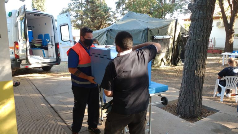 Llegaron a General Pico 140 nuevas dosis de la vacuna Sputnik V destinadas a pueblos del interior de la provincia
