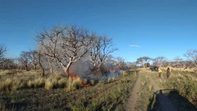 Controlan incendio en la zona de El Durazno