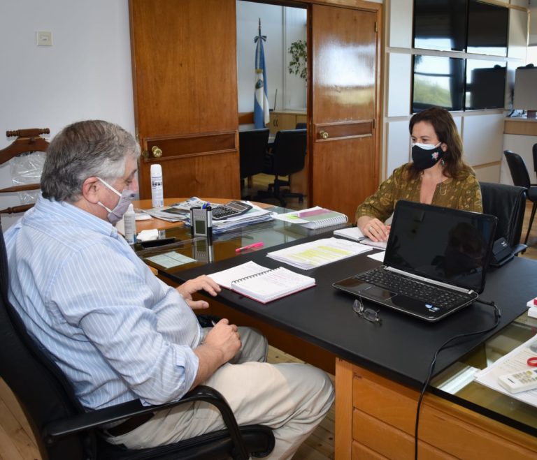 Alonso se reunió con Moralejo por ampliación del Parque Industrial, la ley 2870 de Promoción Económica y la planta de faenas de aves
